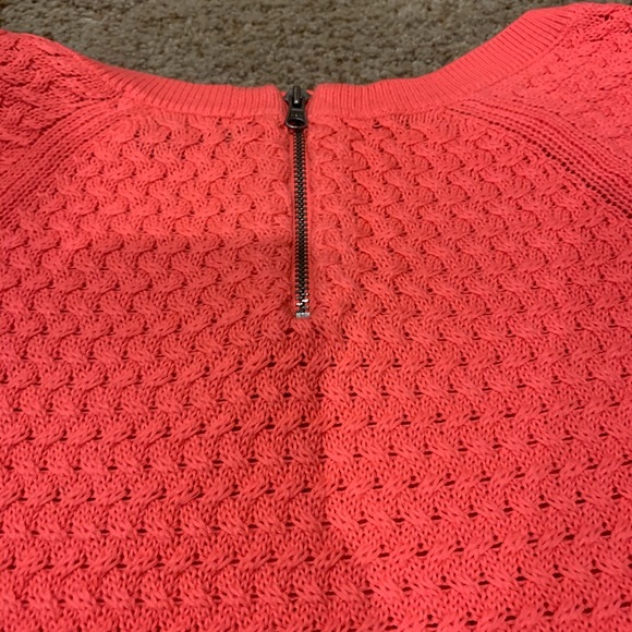 AEO cable knit zip up back sweater S - Picture 3 of 3